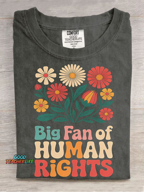 Big Fan of Human Rights T-shirt