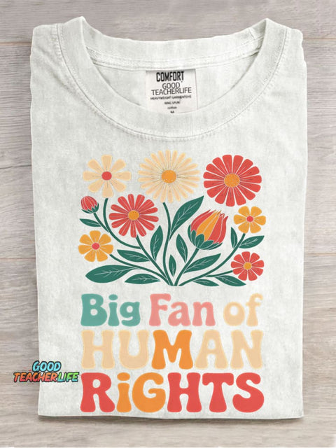 Big Fan of Human Rights T-shirt