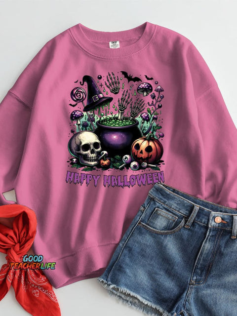 Happy Halloween Casual Sweatshirt