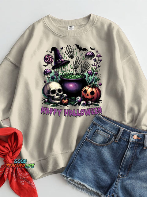 Happy Halloween Casual Sweatshirt