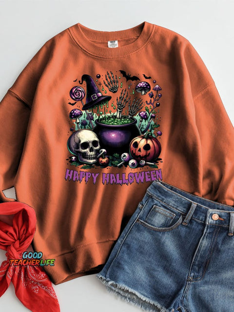 Happy Halloween Casual Sweatshirt