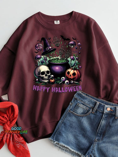 Happy Halloween Casual Sweatshirt