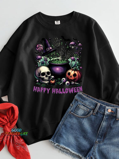 Happy Halloween Casual Sweatshirt