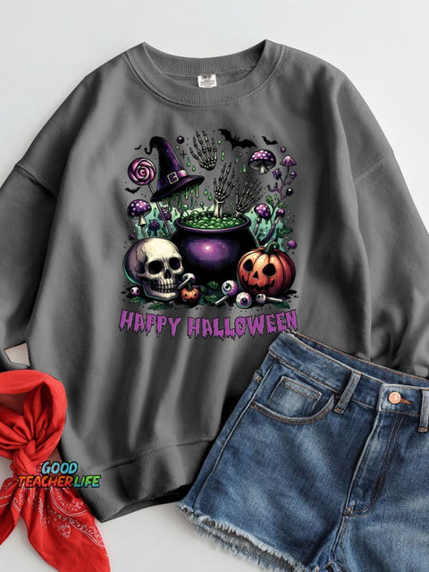 Happy Halloween Casual Sweatshirt