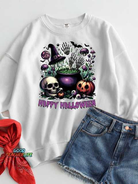 Happy Halloween Casual Sweatshirt