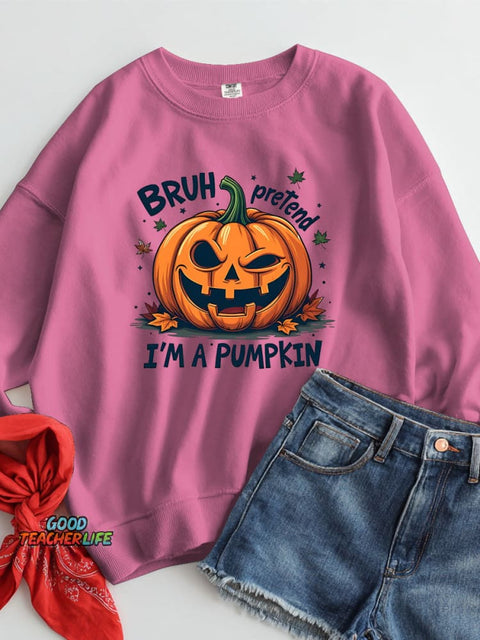 Halloween Pumpkin Casual Sweatshirt