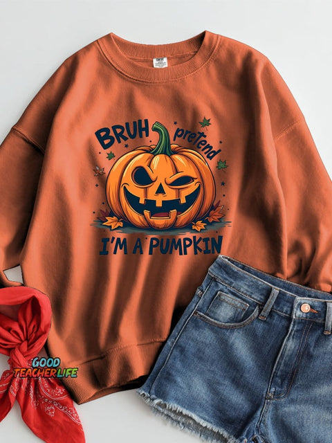 Halloween Pumpkin Casual Sweatshirt