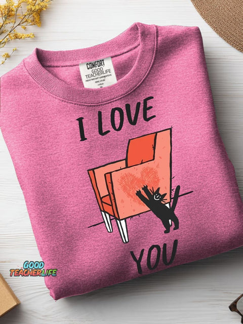 Cat Love You Casual Sweatshirt