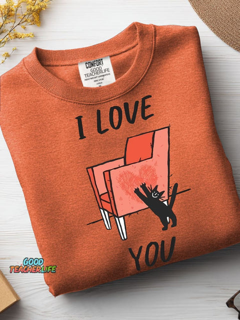 Cat Love You Casual Sweatshirt