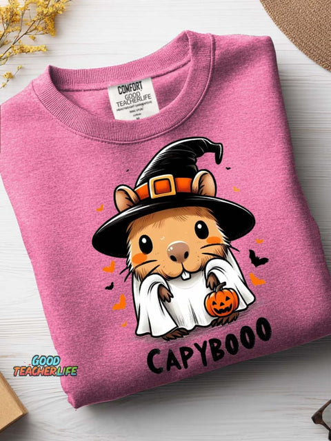 Halloween Hamster Decorative Pattern Casual Sweatshirt