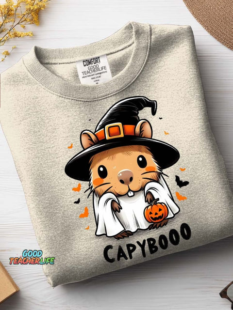 Halloween Hamster Decorative Pattern Casual Sweatshirt