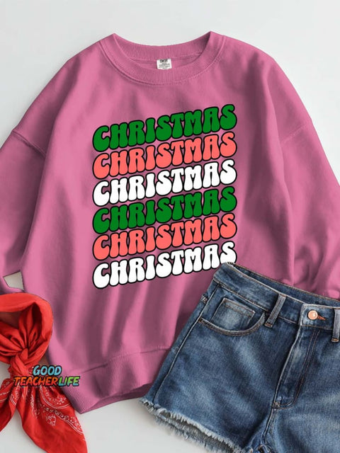 Christmas Decoration Pattern Casual Sweatshirt