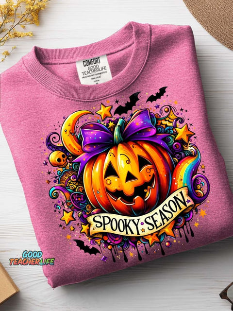 Halloween Spooky Season Casual Sweatshirt
