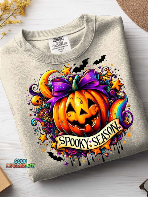 Halloween Spooky Season Casual Sweatshirt