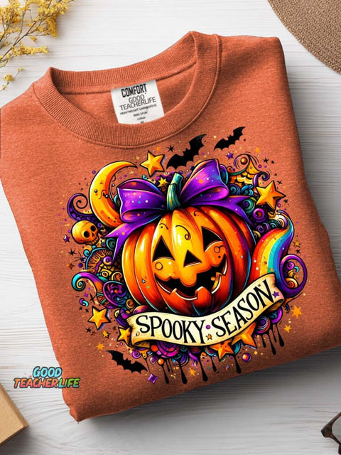 Halloween Spooky Season Casual Sweatshirt