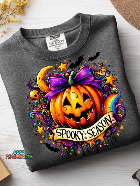 Halloween Spooky Season Casual Sweatshirt