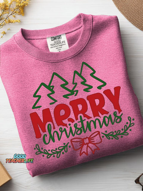 Christmas Woods Decorative Pattern Casual Sweatshirt