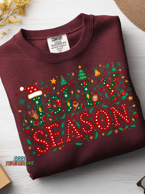 Jolly Season Chrismas Casual Sweatshirt