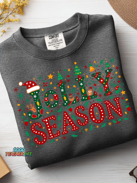 Jolly Season Chrismas Casual Sweatshirt
