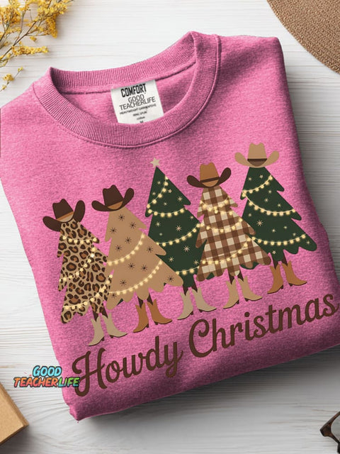 Howdy Christmas Casual Sweatshirt