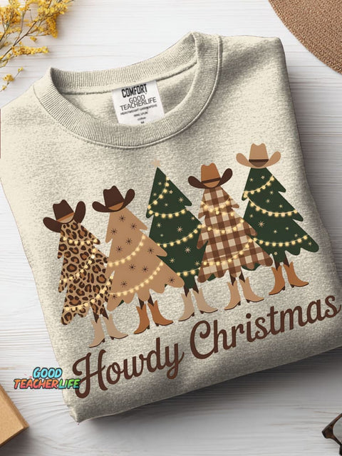 Howdy Christmas Casual Sweatshirt