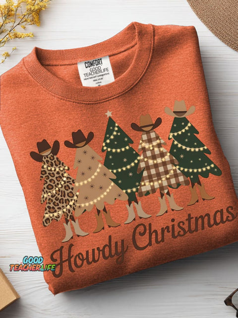 Howdy Christmas Casual Sweatshirt