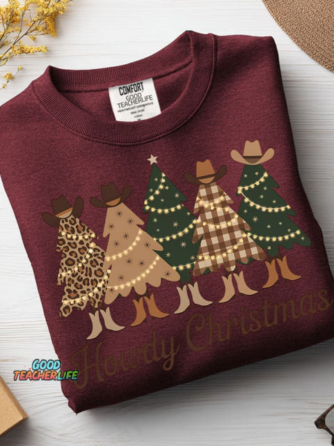 Howdy Christmas Casual Sweatshirt