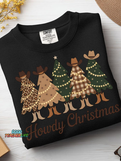 Howdy Christmas Casual Sweatshirt