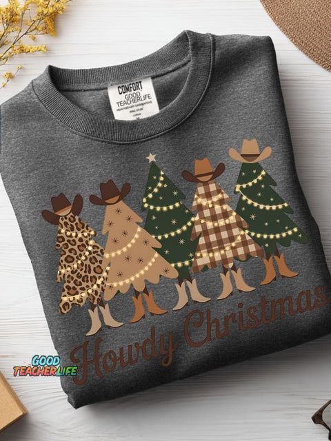 Howdy Christmas Casual Sweatshirt