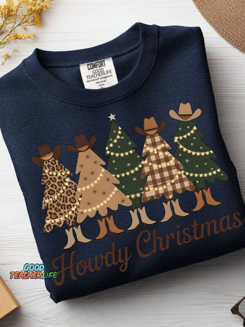 Howdy Christmas Casual Sweatshirt