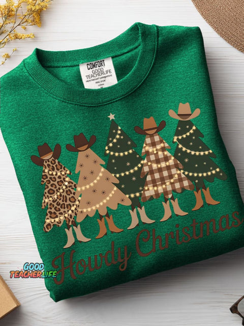 Howdy Christmas Casual Sweatshirt