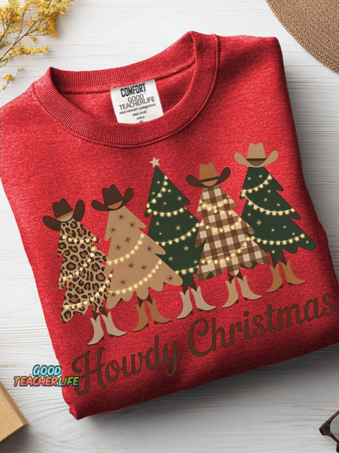 Howdy Christmas Casual Sweatshirt