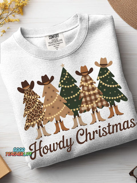 Howdy Christmas Casual Sweatshirt