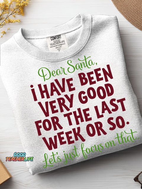 Dear Santa Casual Sweatshirt