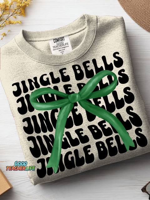 Christmas Jingle Bells Casual Sweatshirt