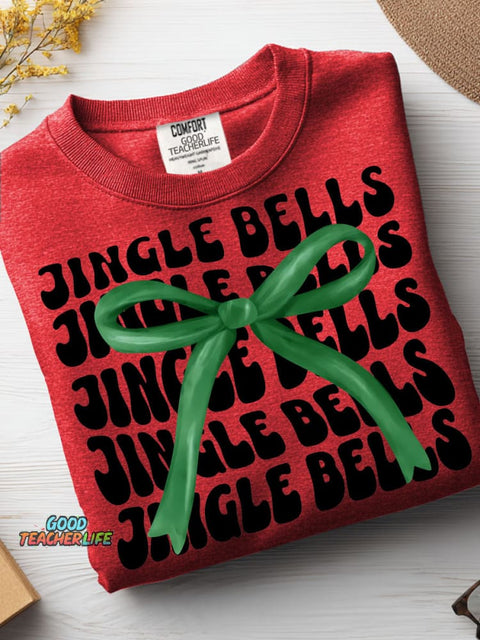 Christmas Jingle Bells Casual Sweatshirt