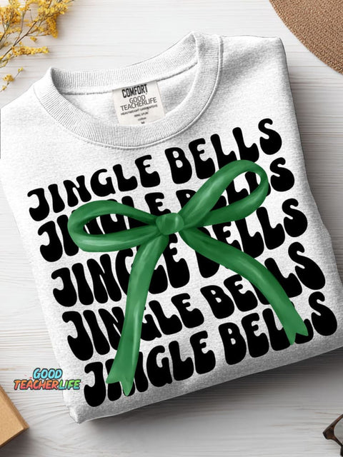 Christmas Jingle Bells Casual Sweatshirt