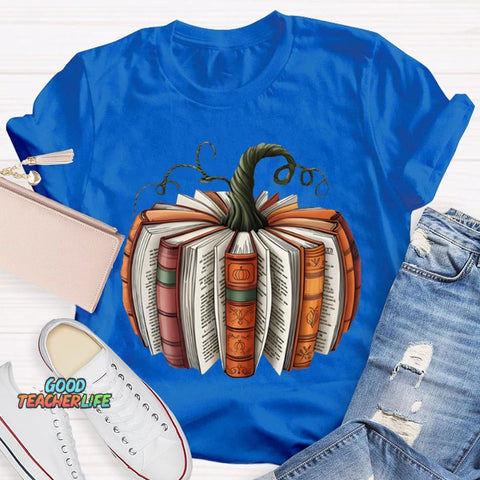 Pumpkin Books Halloween T-shirt