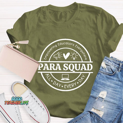 Para Squad Empowering All Day Every Day T-Shirt