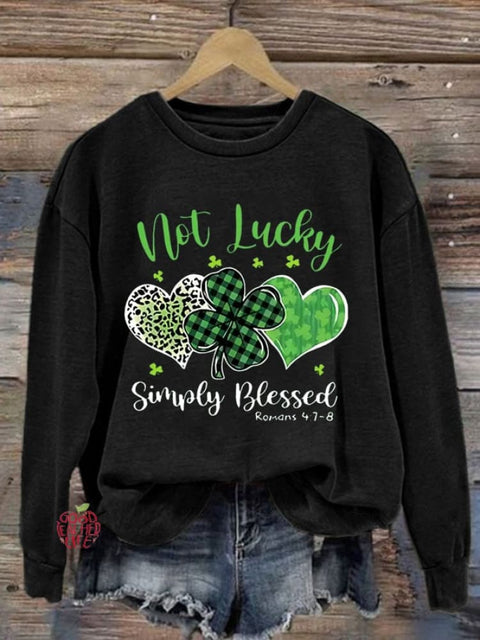 Women's St. Patrick's Day Print Sweatshirt