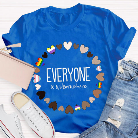 Everyone Is Welcome Teacher T-Shirt