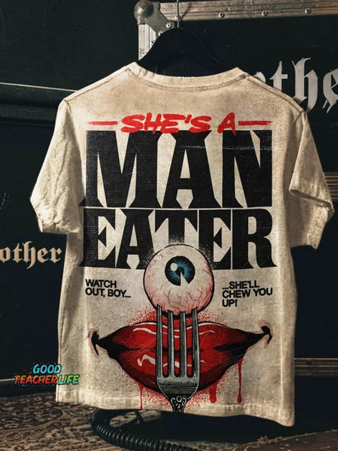 Horror Prints Casual T-shirt