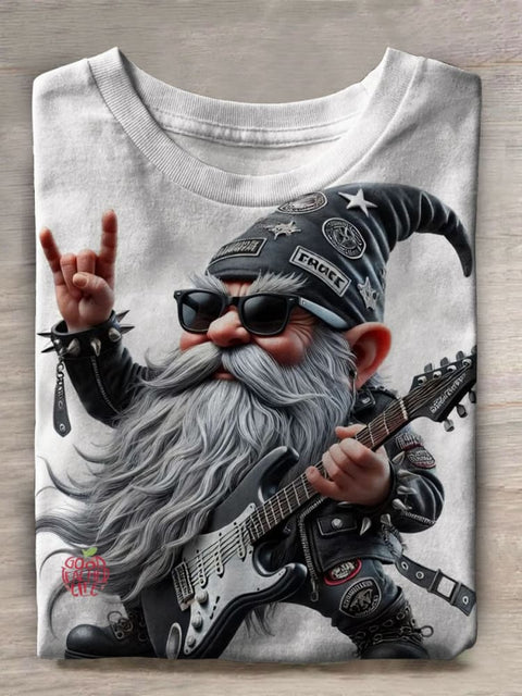 Rock Gnome Print Short Sleeve T-shirt