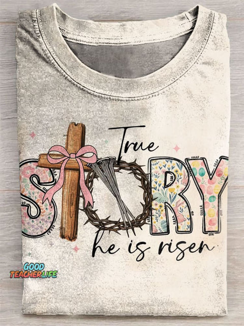 Easter Print Casual Top