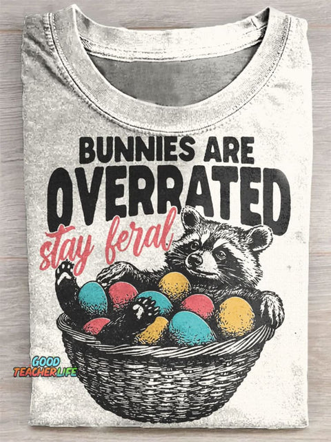 Funny Easter Printed Casual Top