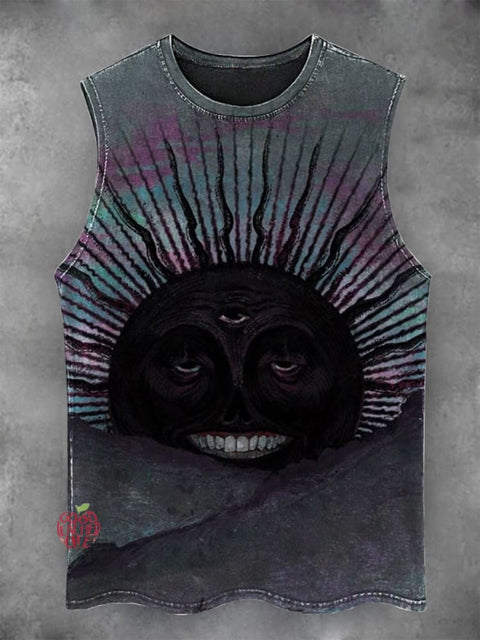 Dark Art Print Casual Tank Top