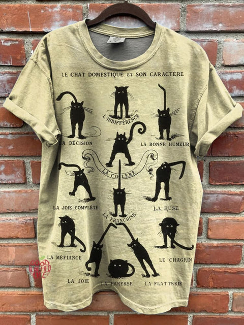 Le chat Domestique Et Son Caractere T-shirt