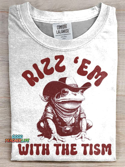 Rizz 'em With The Tism T-shirt