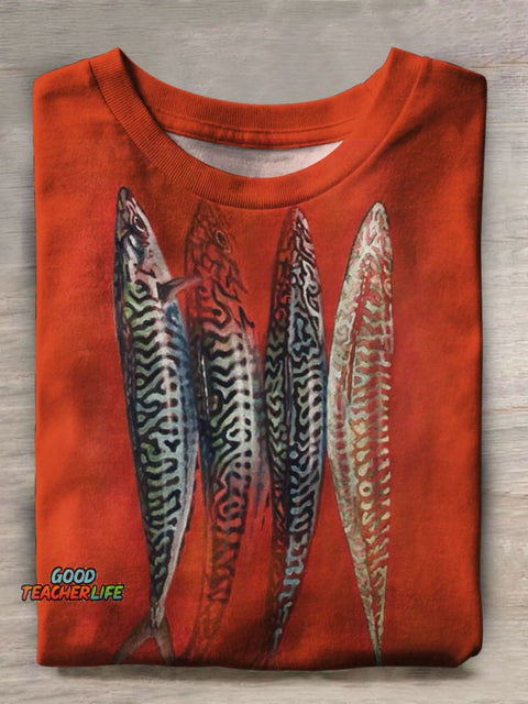 Art Print Casual Top