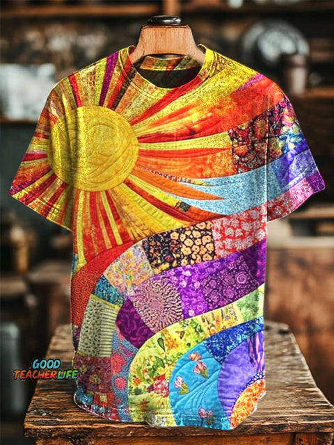 Art Printed Casual Top